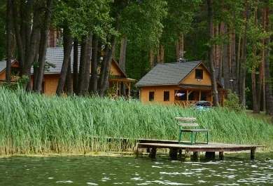 Laguna - kładka wędkarska