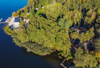 Laguna - linia brzegowa z lotu ptaka